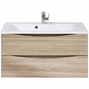 Тумба под раковину BelBagno Marino 90 MARINO-900-2C-SO-WO-P подвесная Rovere Bianco