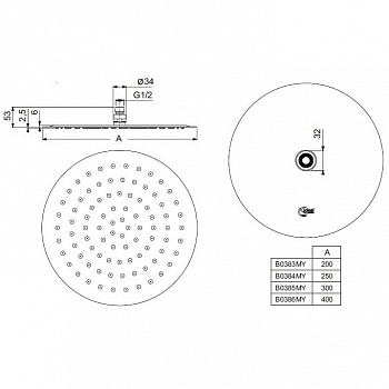 Душевая система Ideal Standard Ceratherm BD006XC с термостатом Хром