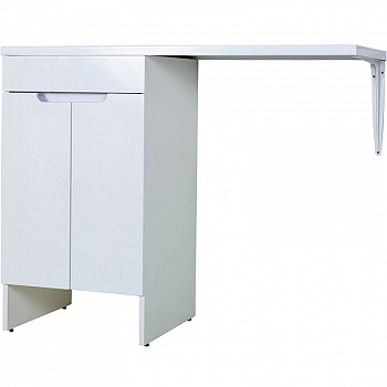 Тумба с раковиной Orange Optima 120 OPD-120TUW+RAL Белый глянец