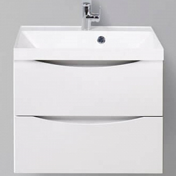 Тумба под раковину BelBagno Marino 65 MARINO-650-2C-SO-BL-P подвесная Bianco Lucido
