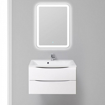 Тумба под раковину BelBagno Marino 80 MARINO-800-2C-SO-BL-P подвесная Bianco Lucido