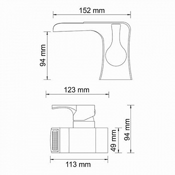 Смеситель для раковины WasserKRAFT Berkel 4869 Хром