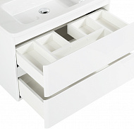 Тумба под раковину BelBagno 105 ALBANO-CER-1050-2C-SO-BL подвесная Bianco Lucido