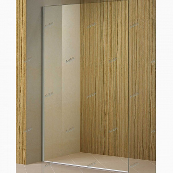 Душевая перегородка Avek Breeze B Eco 90 10734 профиль Хром стекло прозрачное