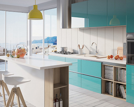 Смеситель для кухни Ferro Algeo Square BAQ4 Хром
