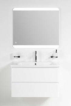 Тумба под раковину BelBagno 80 ALBANO-CER-800-2C-SO-BL подвесная Bianco Lucido