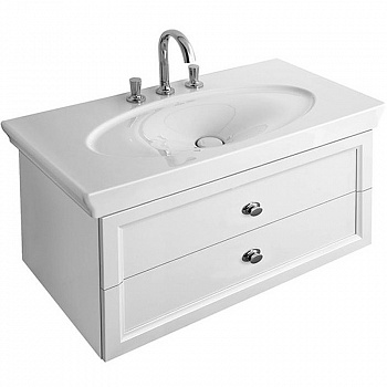 Тумба под раковину Villeroy&Boch La Belle 90 A58400DJ подвесная Белая глянцевая