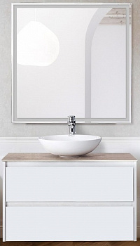 Тумба под раковину BelBagno Kraft 80 KRAFT-800-2C-SO-BO подвесная Bianco Opaco