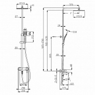 Душевая система Lemark Tropic LM7004C Хром