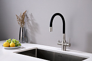 Смеситель для кухни Paulmark Salix Sa213419-NI Никель