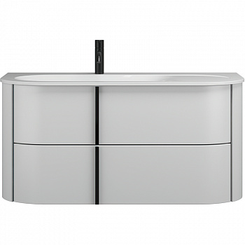 Тумба с раковиной Burgbad Lavo 2.0 100 SFZS102LG0227F5048C0037*1 подвесная Белая глянцевая