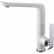 Смеситель для кухни Lemark Melange LM4905CW Хром Белый