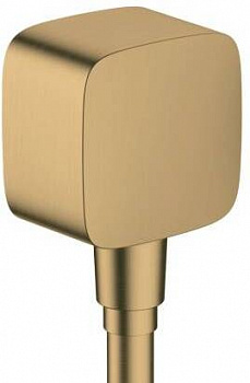 Шланговое подсоединение Hansgrohe Fixfit 26457140 бронза