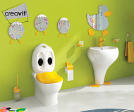 Унитаз компакт Creavit Ducky DC360-11CB00E-0000 Белый без бачка и сиденья