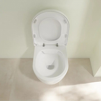 Унитаз Villeroy&Boch Avento 5656HR01 подвесной с сиденьем Микролифт