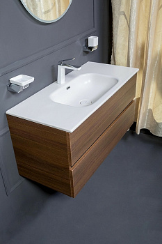 Тумба под раковину Boheme Armadi Art Vallessi 120 837-120-D подвесная Dark Oak