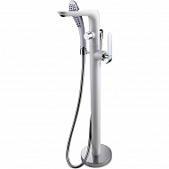 Смеситель для ванны Lemark Melange LM4944CW Белый Хром