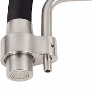 Смеситель для кухни Viko V-5615 Серебро Черный