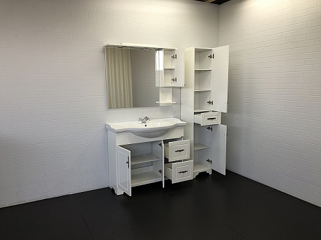 Тумба с раковиной Comforty Севилья 100 00003132627 Слоновая кость