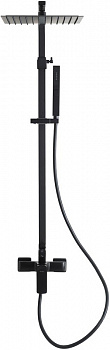 Душевая система Allen Brau Infinity 5.21012-31 Черная матовая