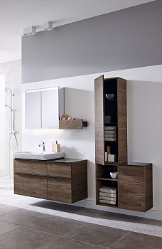 Тумба под раковину Geberit Smyle Square 75 500.353.JR.1 Пекан