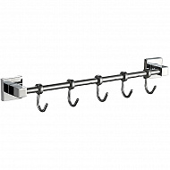 Вешалка для полотенец Haiba HB8615-5 Хром