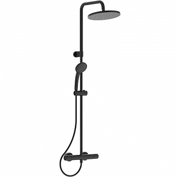 Душевая система Ideal Standard Ceratherm T25 A7546XG с термостатом Черная матовая