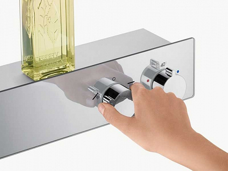 Смеситель для душа Hansgrohe ShowerTablet 13108400 с термостатом Хром Белый