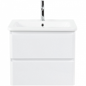 Тумба под раковину BelBagno 60 ALBANO-CER-600-2C-SO-BL подвесная Bianco Lucido