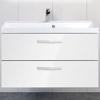 Тумба под раковину BelBagno Aurora 90 AURORA-900-2C-SO-BL подвесная Bianco Lucido