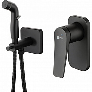 Гигиенический душ со смесителем Lemark Bronx LM3719BL Черный